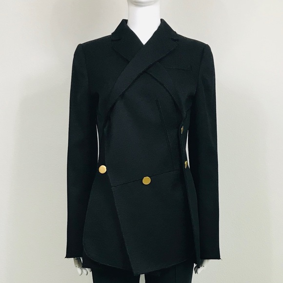 Proenza Schouler Jackets & Blazers - PROENZA SCHOULER asymmetric wool jacquard blazer